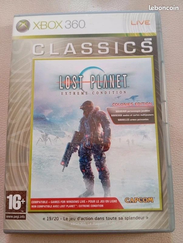 Jeu XBOX 360 Lost Planet: Extreme Condition - Version PAL FR Complète (boîtier + Notice) - Bon état