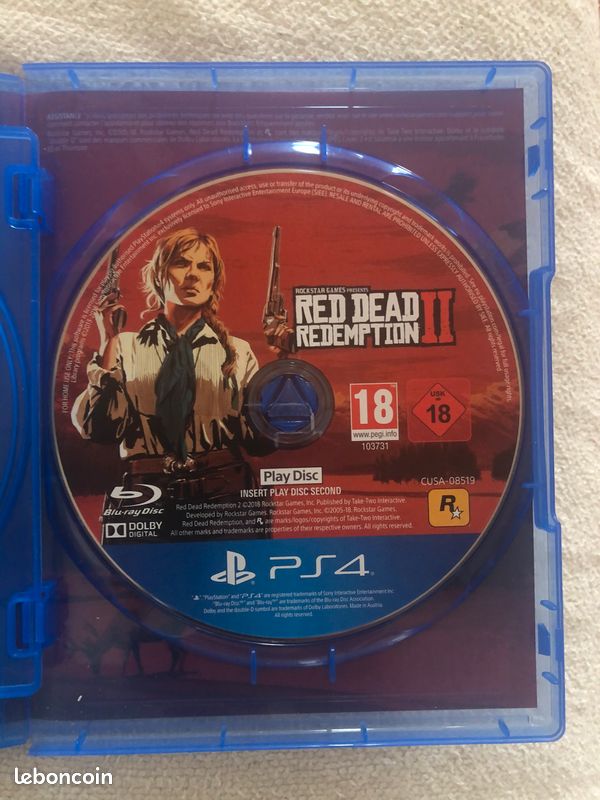 Jeu PS4 Red Dead Redemption II (image 3)