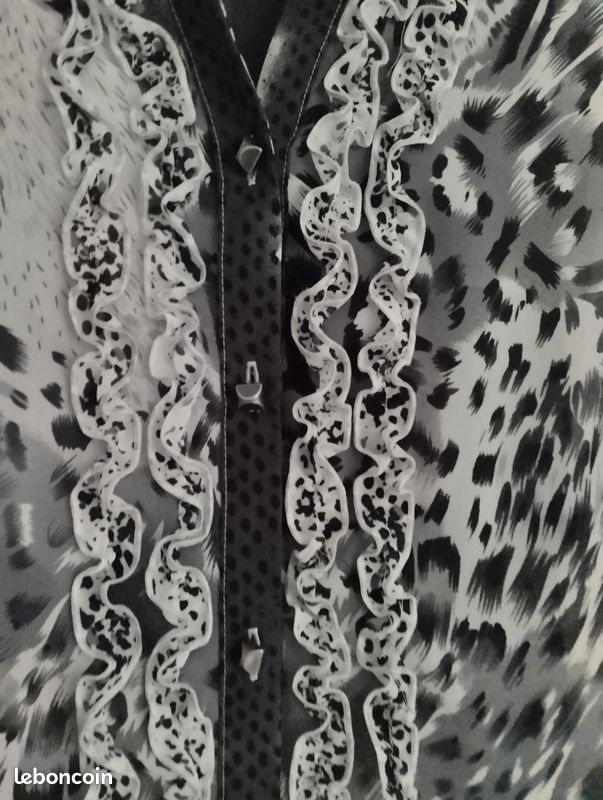 Chemisier Christine Laure, imprimé léopard Vêtements