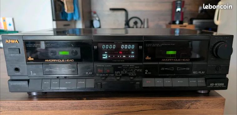 Platine K7 AIWA L30 vintage - Photo, audio & vidéo