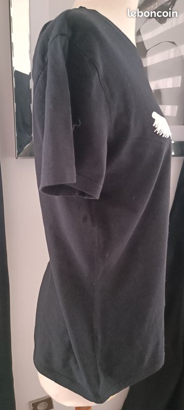 Tee shirt Stradivarius noir taille L ( 1000) (image 4)