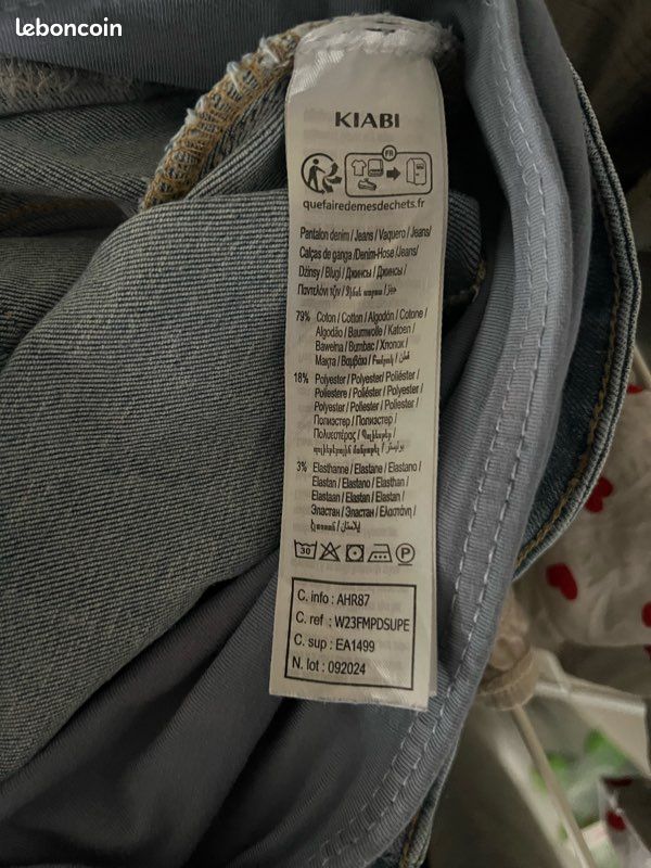 Jean de grossesse, taille 40 Kiabi (image 5)