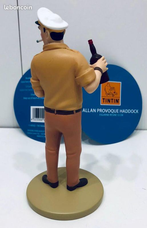 Tintin - Figurine plastique Esso France Belvision - Haddock (avec pipe