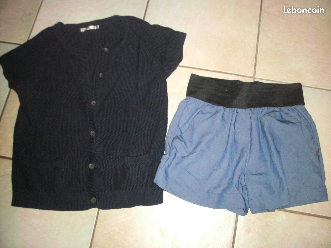 Gilet CFK short élastique été fille 14 ans (image 1)