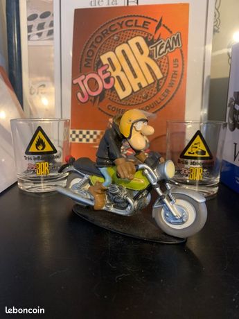 FIGURINE PIERROT MOTO Guzzi 750 V7 Sport Joe Bar Team 1/18 Bike Resine EUR 39,95 - FR