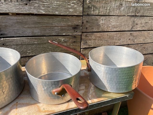 Lot De 3 Petites Casseroles En Cuivre Vintage ⚜️ - Compatibles Gaz