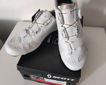 Chaussures vélo de route Femme SCOTT Road Comp Boa Blanc/Bleu