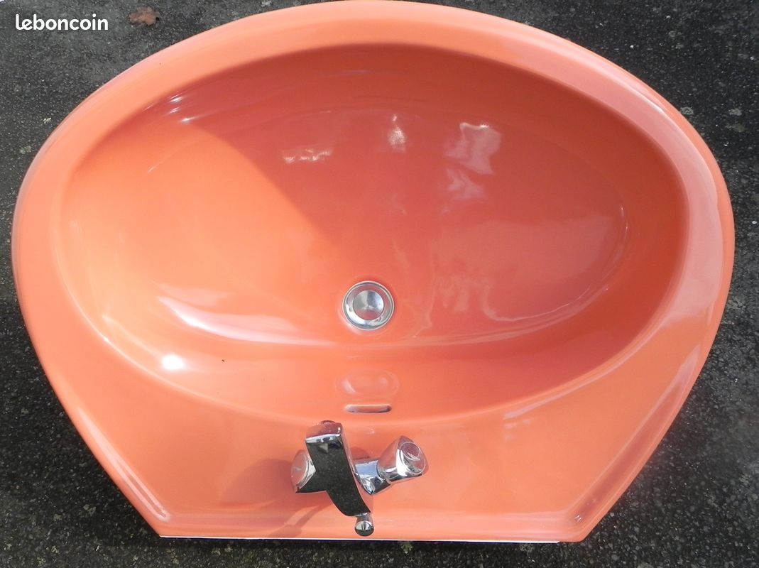 Lavabo de salle de bain avec colonne (image 1)