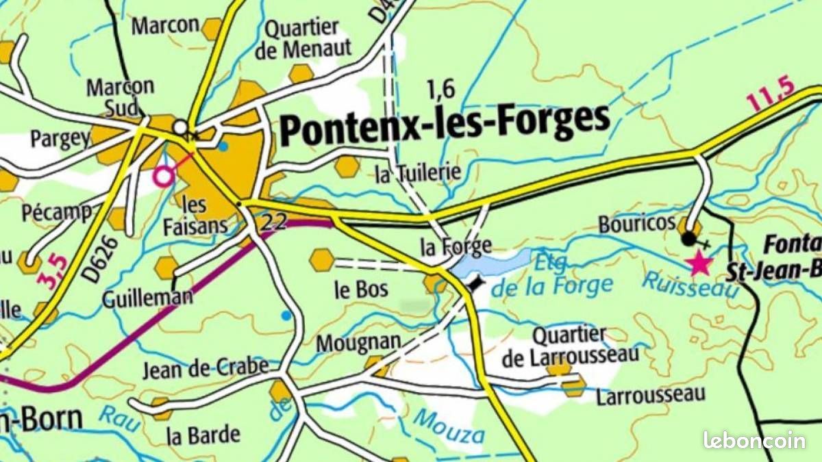 Terrain à bâtir de 1038 m² à PONTENX-LES-FORGES (40) · 99 000 €