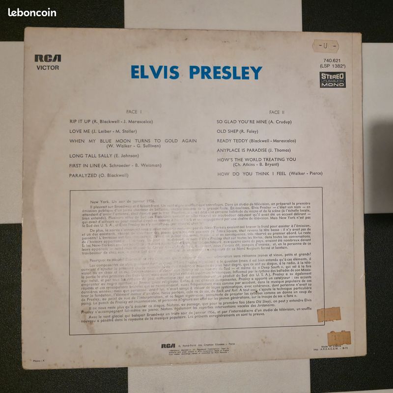 Elvis 33t france 740.621 (image 3)