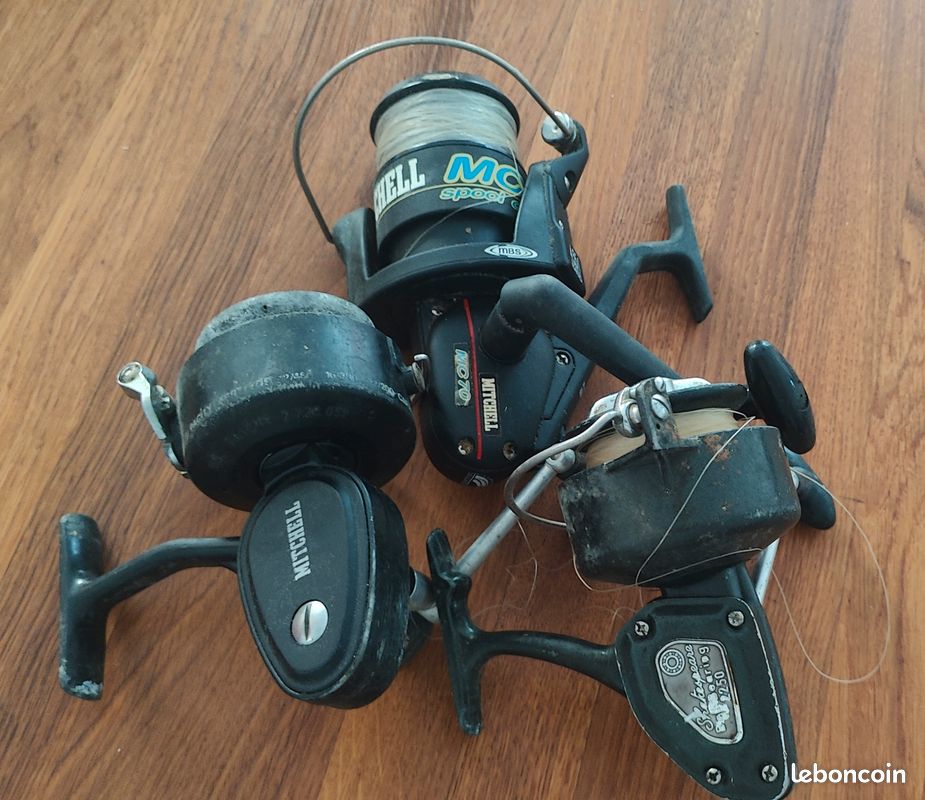 4 moulinets de pêche vintage Peerless protect modèle 61