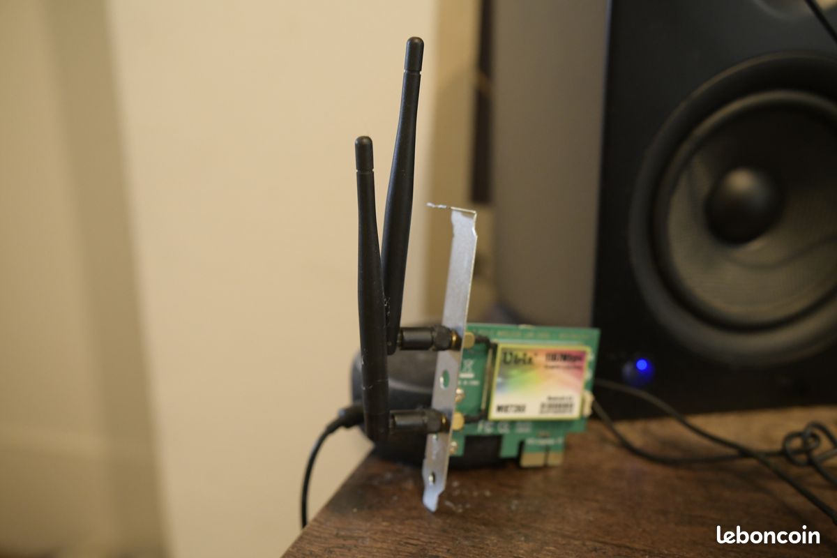 Carte WiFi PCIe Ubit WIE7265 – WiFi AC 1200 / Bluetooth 4.2 – 2 antennes (image 3)