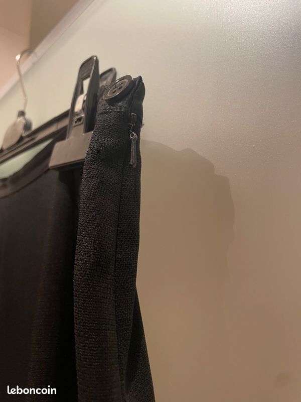 Pantalon noir large (image 4)