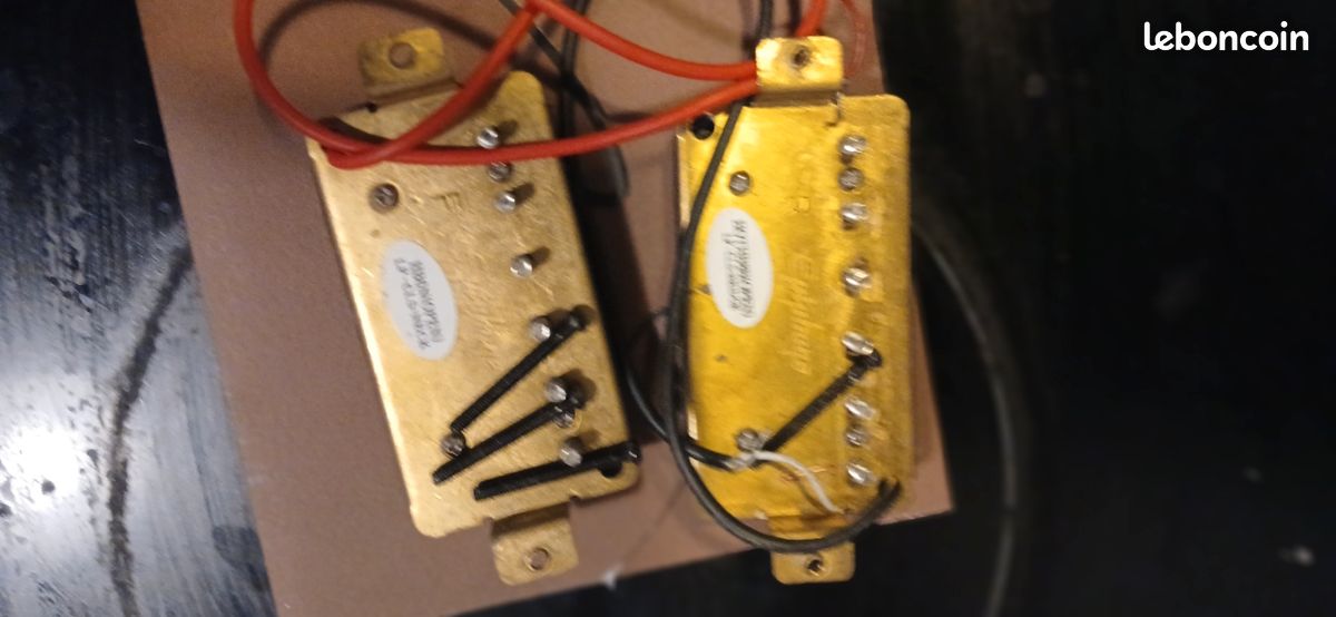 Pickups 2 micros humbuckers Epiphone Goth Les Paul Studio (image 3)