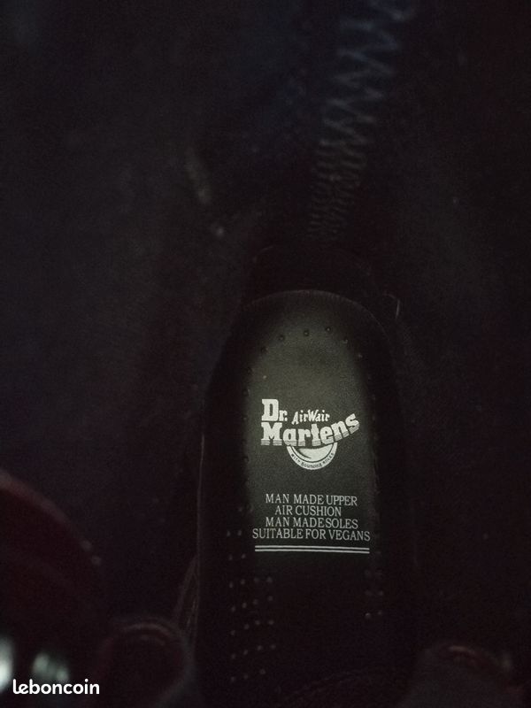 Chaussures Dr. Martens Marron/bronze - Pointure 38 (peut-être 37) - En Cuir - Style Plat à Enfiler - Occasion