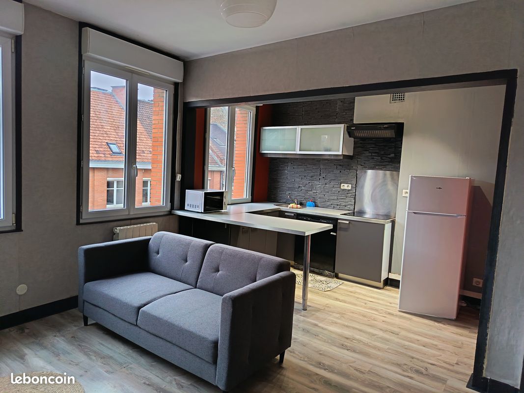 Appartement 4 pièce(s) 48 m²à louer Douai