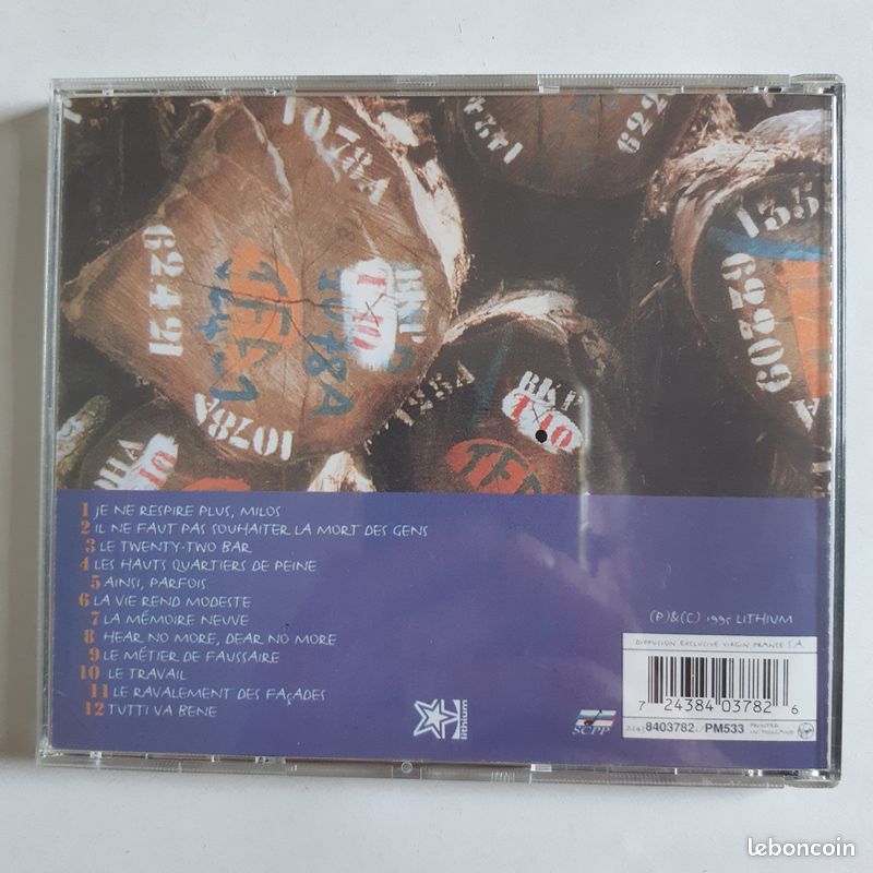Dominique A – La Mémoire Neuve - CD (image 3)