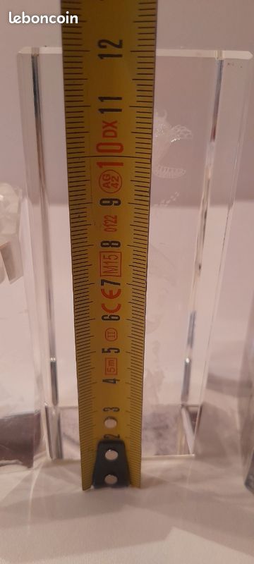 Lot de 2 bloc porte bougie et bloc cylindre en VERRE épais (image 19)