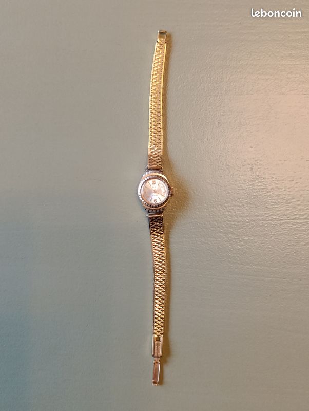 Montre Femme Vintage Design Années 50 - Boîtier En Argent 800 - Occasion - Pièce De Collection
