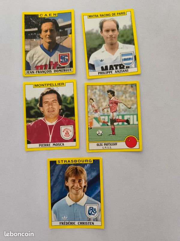 Panini Foot 89 - Carte Lille OSC N°122 - Édition Vintage Saison 88/89