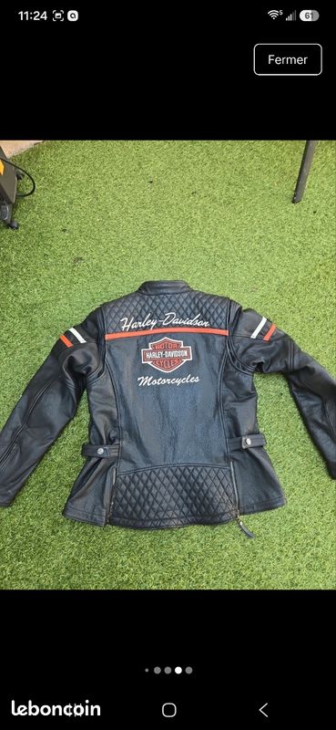 Veste harley cuir (image 3)