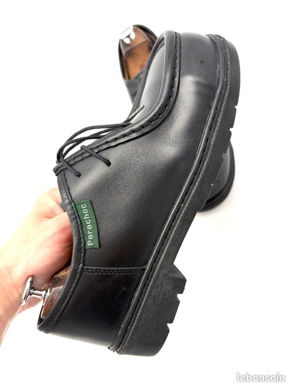 Derbies Bourget Parachoc Femme Cuir Noir 5UK – 38FR 🇫🇷 (image 10)