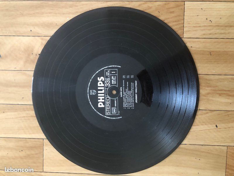Vinyle Johnny Halliday retiens la nuit 2 disques (image 9)