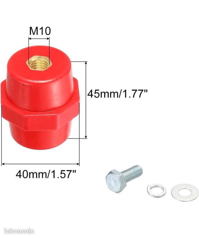 Isolateurs M10 (image 1)