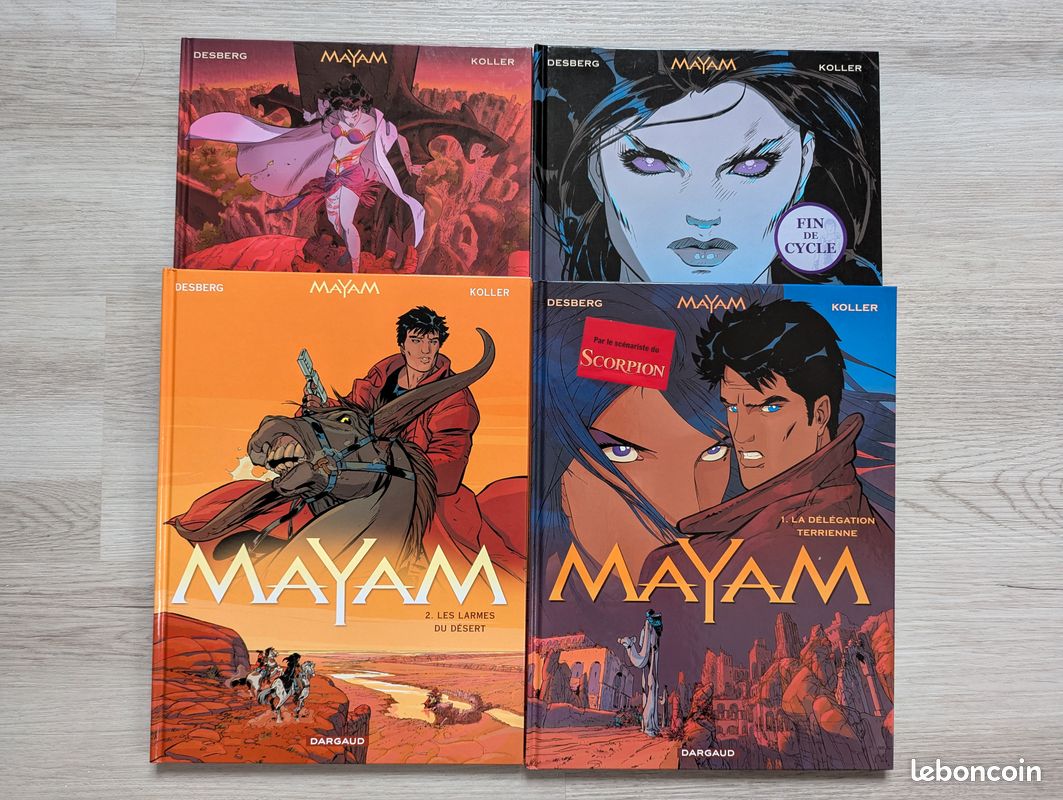 Mayam – Tomes 1 à 4 en EO (série complète) – Desberg / Koller (image 1)