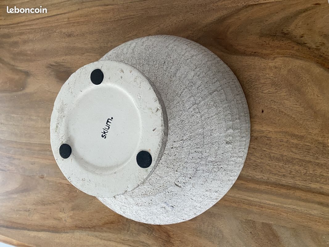 Bol Décoratif En Ciment Maryse - SKLUM