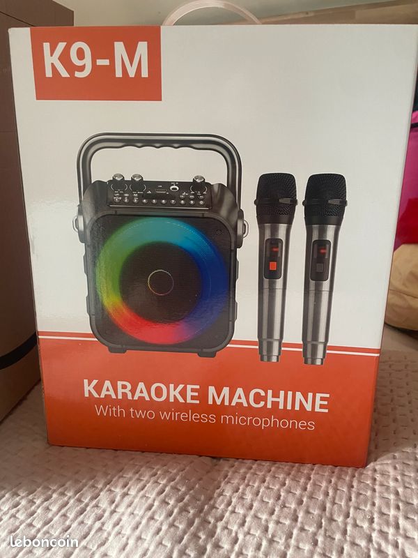 Karaoke Bluetooth + 2 micros NEUF (image 1)