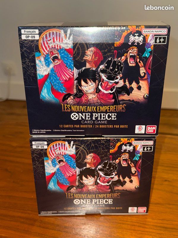 Lot display One Piece OP09 Collection