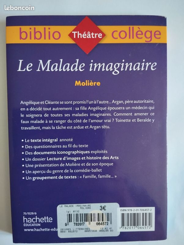 Le malade imaginaire de Molière (image 2)