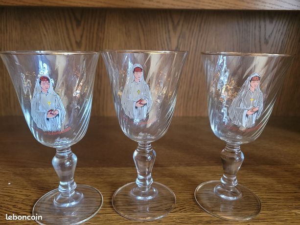 Lot De 24 Verres De Communion En Verre - Mini Verres à Vin Pour Plateaux Standards - Cérémonies Religieuses Lot 24 Verres Sacrement