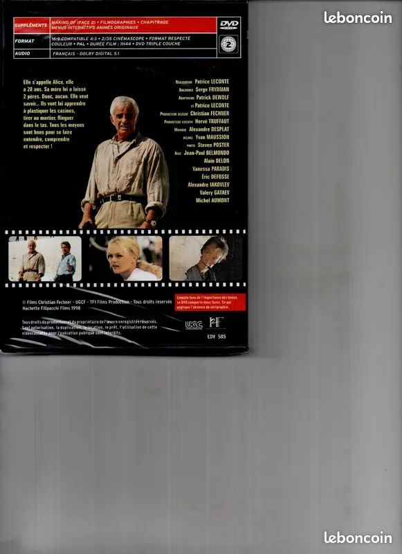 Aventure/Action - 1 Chance sur 2 1998 Bemondo Collection Sous Blister (image 2)