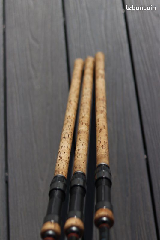 3x canne Fox X4 full cork 12ft 3,25lb + 3 fourreau Fox r-series (image 2)