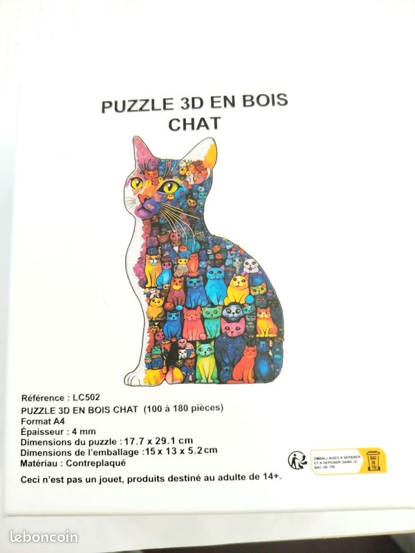 Puzzle 3d chat (image 1)