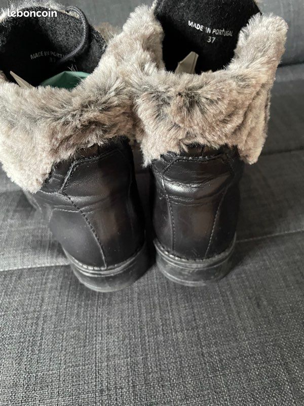 Paire de bottines noires San Marina 37 val2 (image 7)
