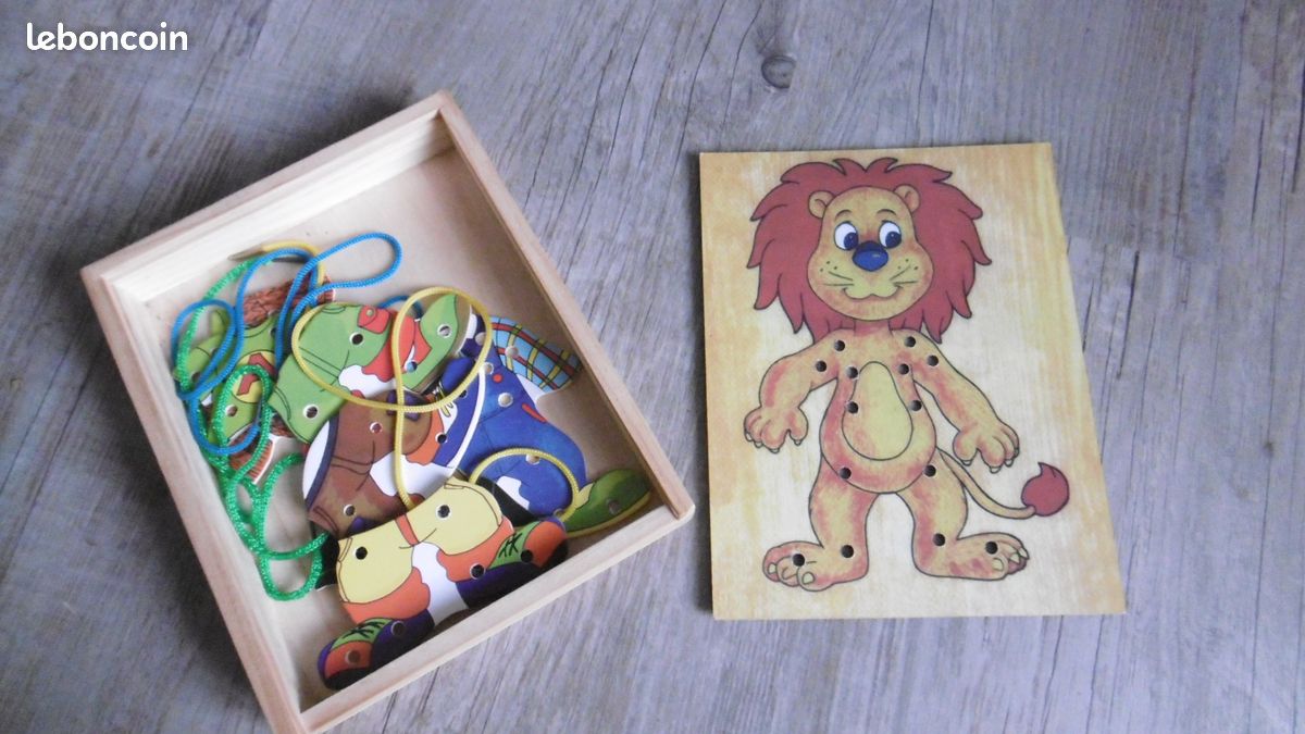 Jeu à lacer petit lion (image 3)