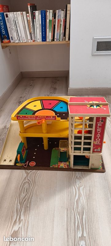 Garage Fisher-Price Parking Ramp Service Center 930 Vintage (image 1)