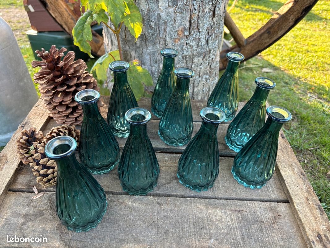 Vase diamant en verre (image 2)