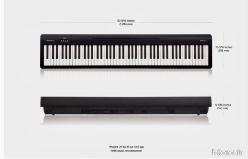 Piano Numerique Portable Roland FP-10 (image 7)