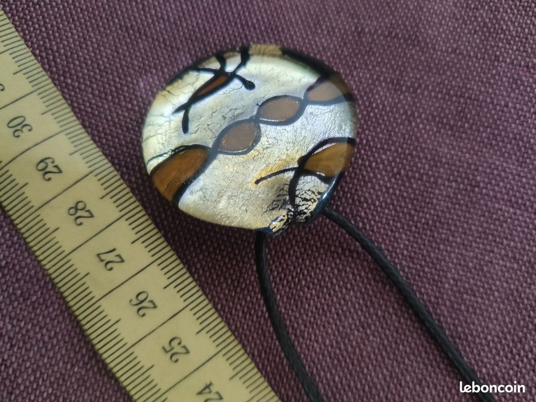 Collier italien Roffolo en verre (image 7)