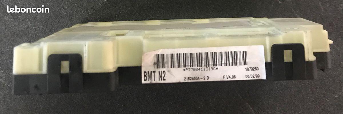 Boitier BMT N2 P8200031555 v6.01 UCH renault clio 2 phase 1 immobox (image 1)