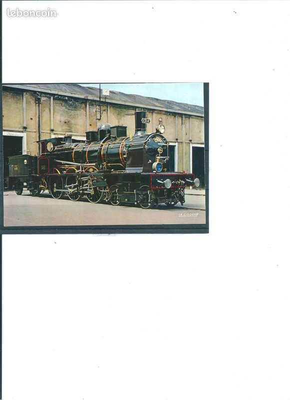 LOT de 3 CARTES POSTALES THEME LES TRAINS (image 3)