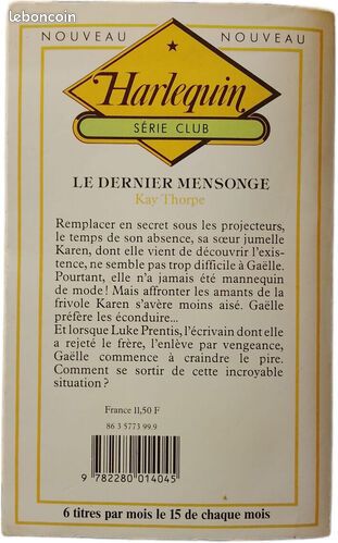 [Livre] Le dernier mensonge - Bon état (image 2)