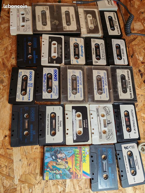 Lot de 24 Cassettes pour Amstrad (image 1)