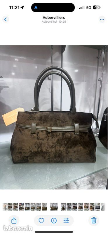 Sac tendance en daim (image 6)
