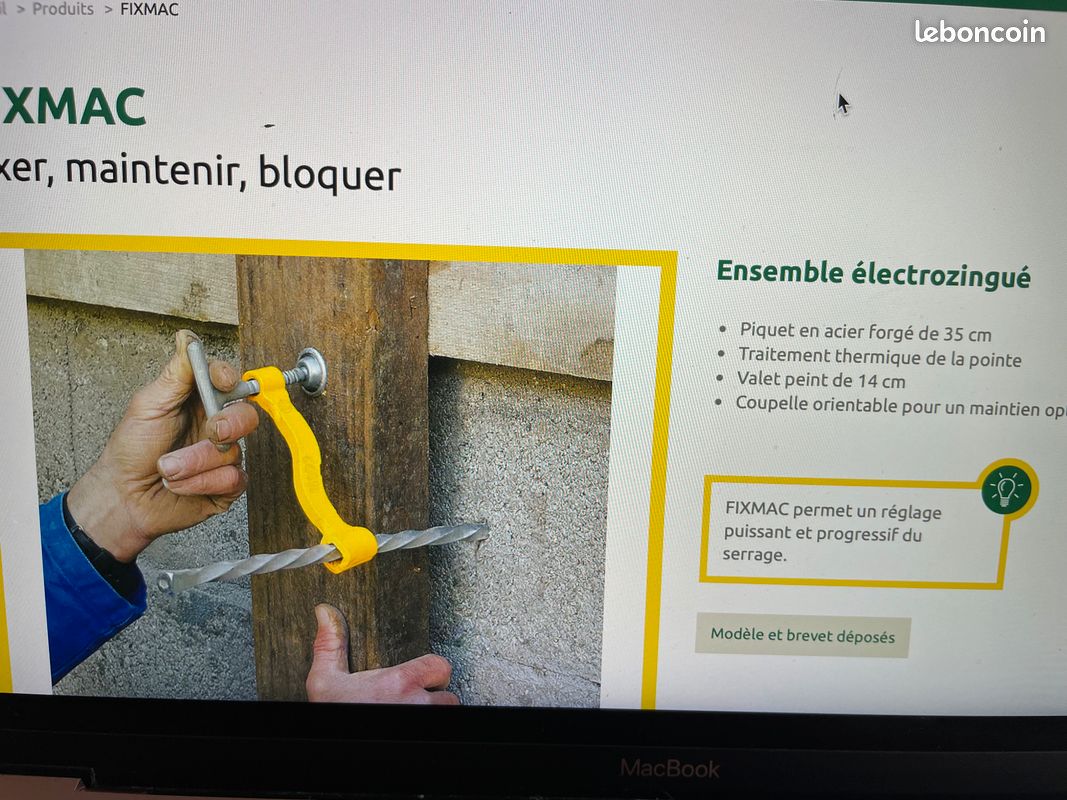 Chevillette fixmac. De macc pro (image 1)