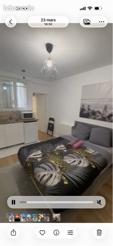 Appartement 1 pièce 20 m² · à Paris · 20 m² · 1 100 €